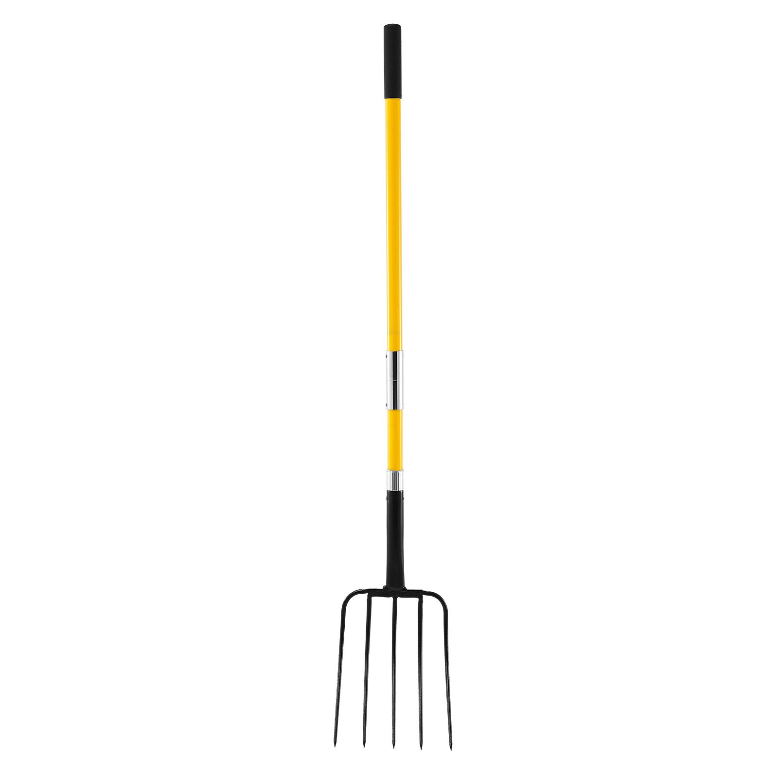 Spade Digging Fork - จอบสวน 5 ง่าม พร้อมด้ามไฟเบอร์กลาส ขนาด 57