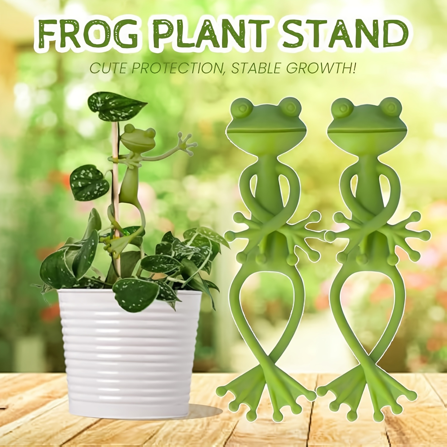 Gardening Tools Green - คลิปหนีบต้นไม้รูปกบสีเขียว, คลิปหนีบต้นไม้เลื้อย, แข็งแรงทนทาน, อุปกรณ์ตกแต่งสวน