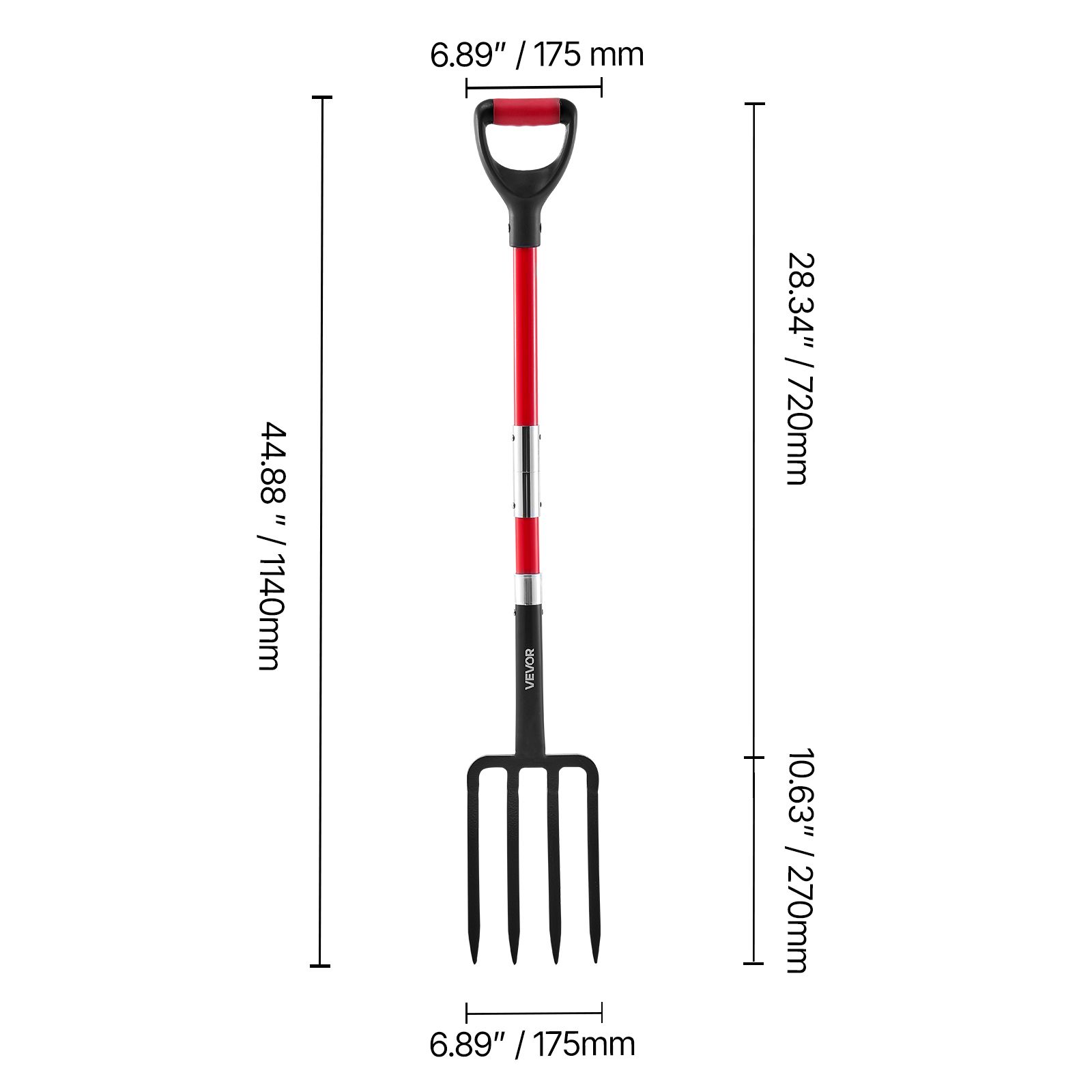จอบสวน 4 ง่าม พร้อมด้ามไฟเบอร์ - Spade Digging Fork บทวิจารณ์และราคา