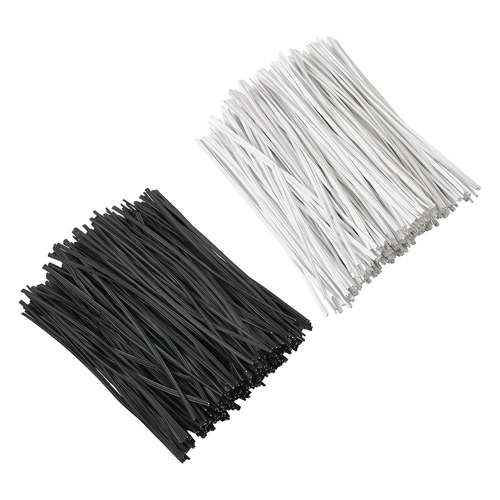 100 ชิ้น BK WH Oblate ลวดเหล็ก - Garden Wire Twist Tie บทวิจารณ์และราคา