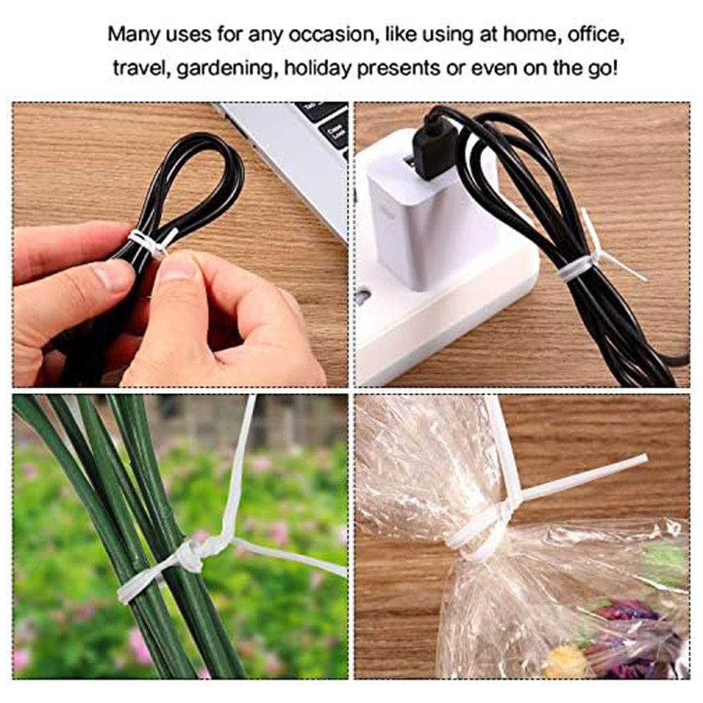 100 ชิ้น BK WH Oblate ลวดเหล็ก - Garden Wire Twist Tie บทวิจารณ์และราคา