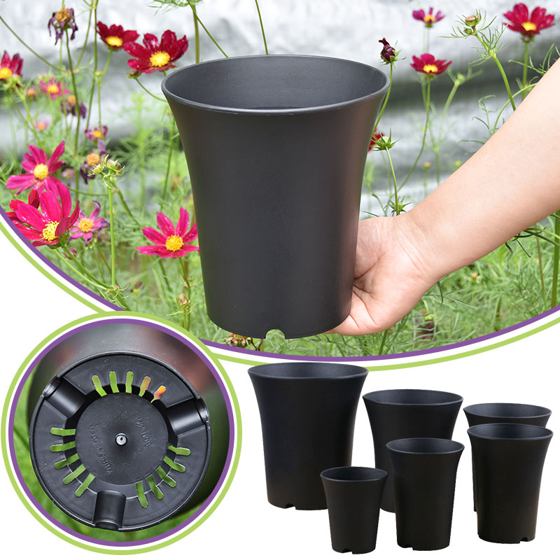 10pcs หนากระถางดอกไม้เอวสูงรอบ - Gardening Tools Green บทวิจารณ์และราคา