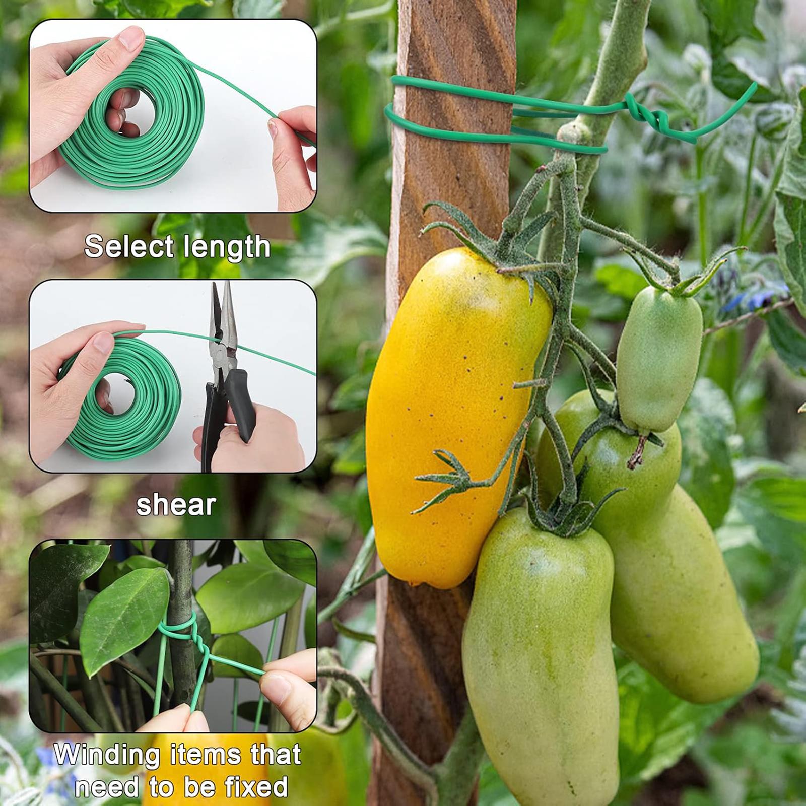 สายรัดสวนแบบนุ่มสำหรับจัดระเบี - Garden Wire Twist Tie บทวิจารณ์และราคา