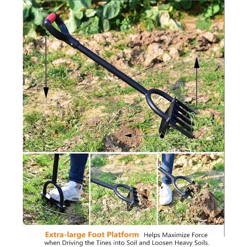จอบสี่ง่าม 5 ง่าม สำหรับงานหนั - Spade Digging Fork บทวิจารณ์และราคา