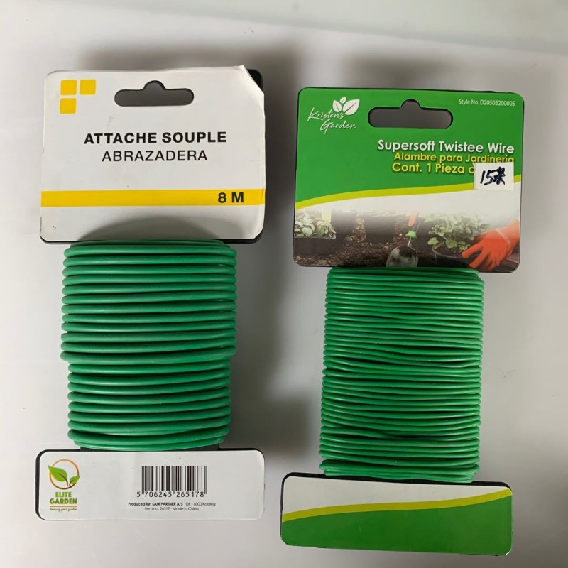 2 ชิ้น 5 มม. x 10 ม. สายรัดแบบ - Garden Wire Twist Tie บทวิจารณ์และราคา