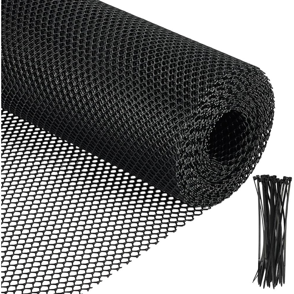 รั้วตาข่ายพลาสติกสีดำ ขนาด 26. - Garden Wire Twist Tie บทวิจารณ์และราคา