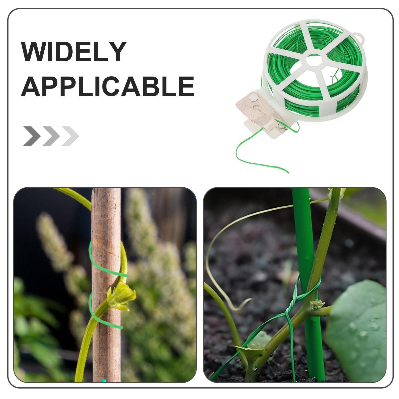 ลวดมัดต้นไม้เคลือบพลาสติกสีเขี - Garden Wire Twist Tie บทวิจารณ์และราคา