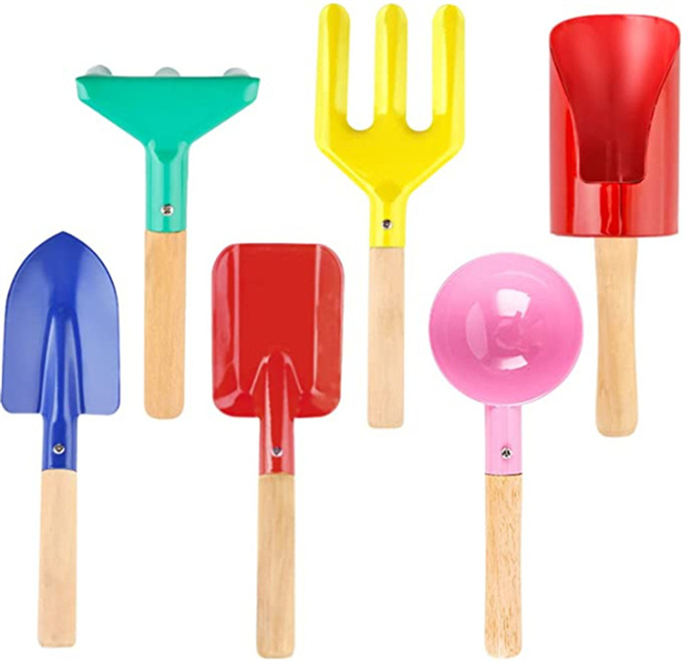 สีสัน 6 ชิ้นมัลติฟังก์ชั่เด็กท - Gardening Tools Kit For Kids บทวิจารณ์และราคา