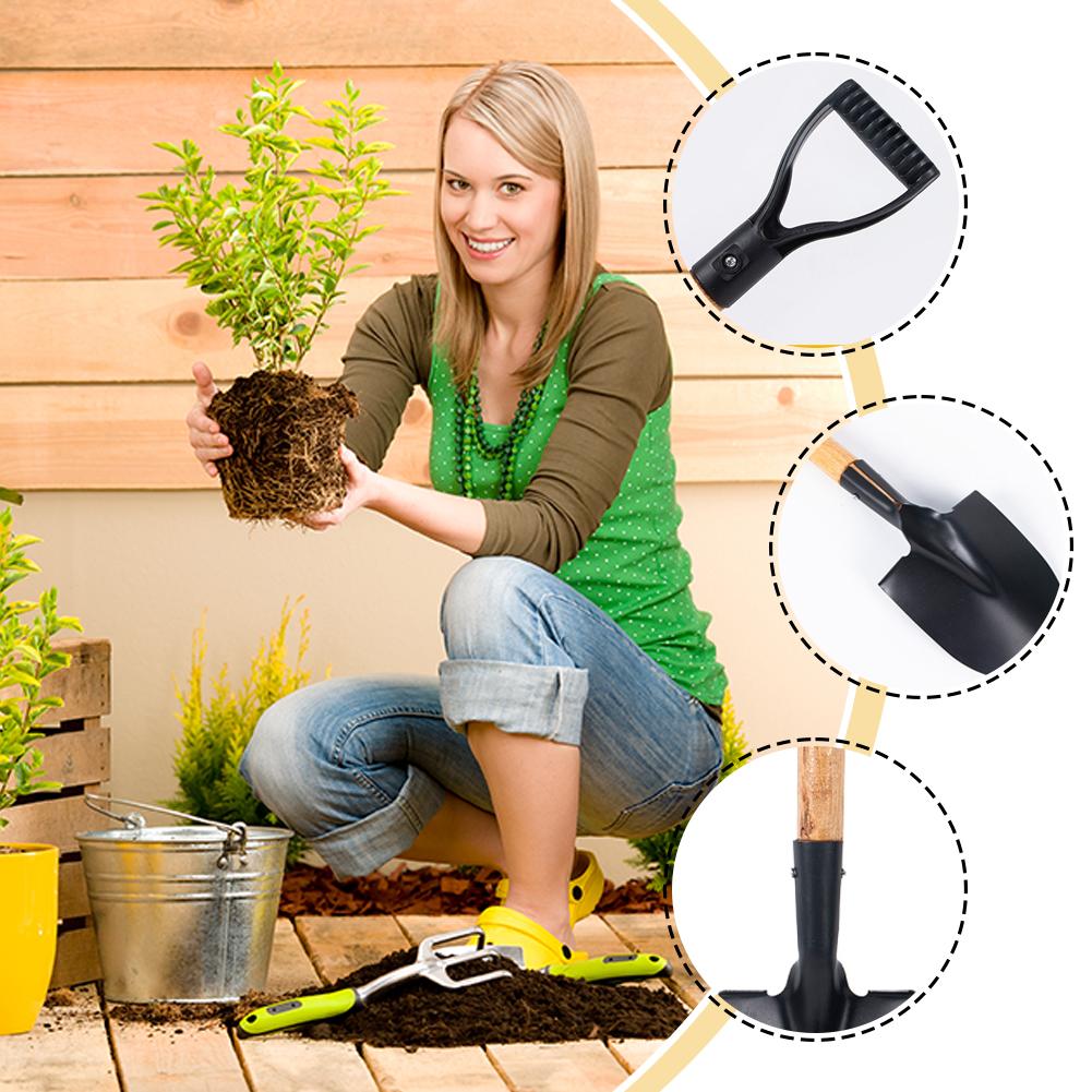 พลั่วสวนขนาด 36 ซม. พร้อมด้ามไ - Gardening Tools Kit For Kids บทวิจารณ์และราคา