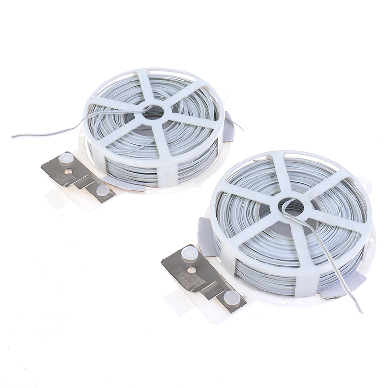 1 ชิ้น (50 ม.) สีขาวมัลติฟังก์ - Garden Wire Twist Tie บทวิจารณ์และราคา