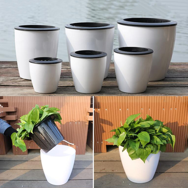กระถางดอกไม้แบบอัตโนมัติ Lazy  - Gardening Tools Green บทวิจารณ์และราคา