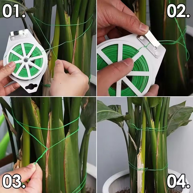 Garden Twist Ties มัลติฟังก์ชั - Garden Wire Twist Tie บทวิจารณ์และราคา