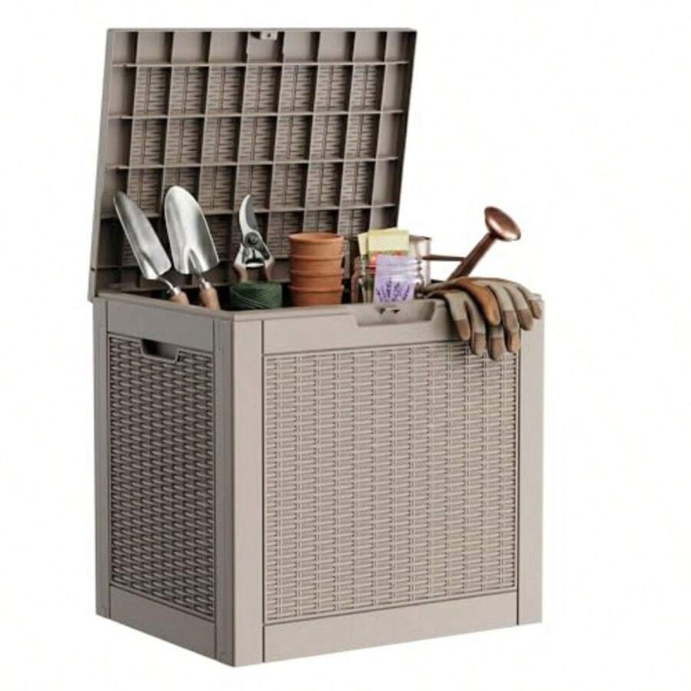 กล่องเก็บของกลางแจ้งกันน้ำสำหร - Gardening Tools Uses บทวิจารณ์และราคา